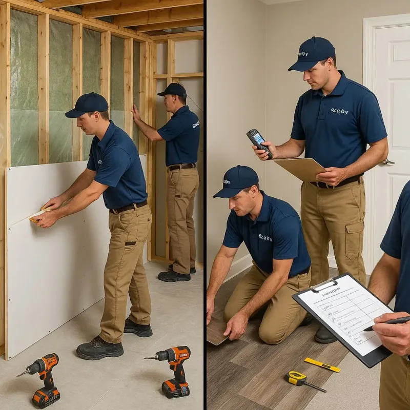 Repairs and Reconstruction process in Glenpool, OK
